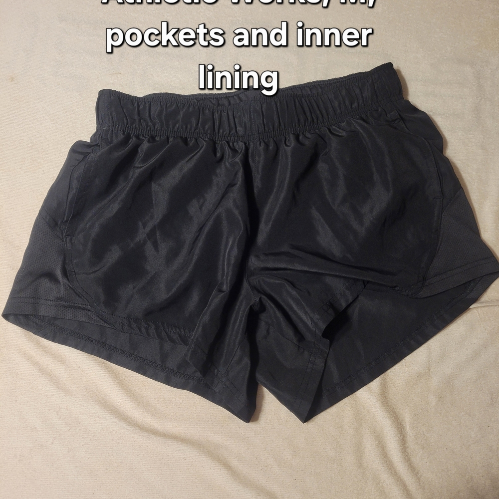 Black Athletic Shorts for Women